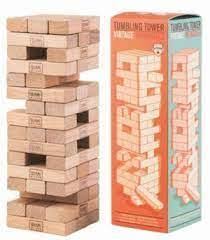 JUEGO DE LA TORRE TAMBALEANTE VINTAGE