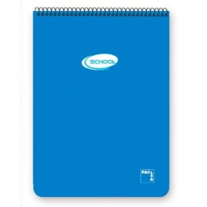 LIBRETA BLOC 16º NATURAL 80H 60G CUAD.4X4 TAPA BLANDA PACSA