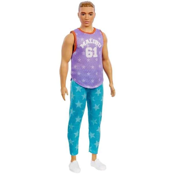 KEN FASHIONISTA PANTALÓN ESTRELLAS - Imagen 2