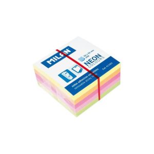 MINI CUBO NOTAS ADHESIVAS 50X50 NEON