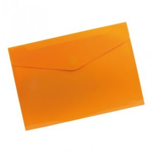 CARPETA BOLSA SOBRE CON VELCRO NARANJA