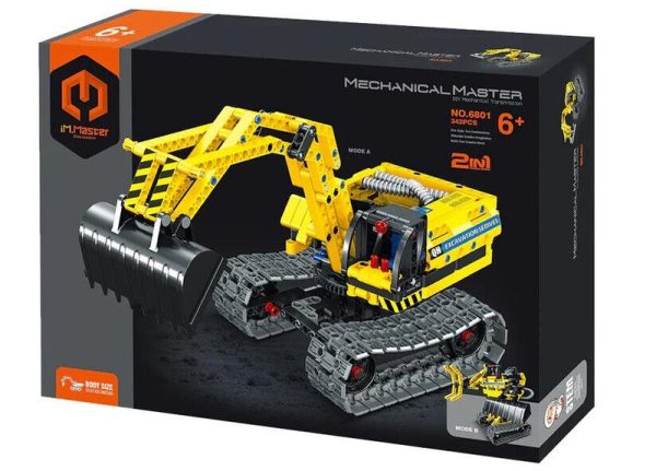 606801 IMMASTER EXCAVADORA Y ROBOT 2 EN 1 342 PZAS
