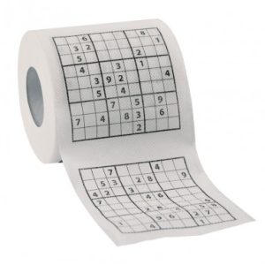PAPEL HIGIENICO CON SUDOKU