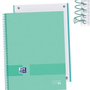 CUAD. ESPIRAL A4 80H 90G 5X5 OXFORDYOU EXT GREEN