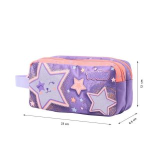ESTUCHE TOTTO ECO-FRIENDLY DOS CREMALLERAS MULTIUSO STAR CAT CODE: AJ52STC001-2410 4Q8U