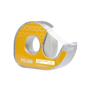 CINTA DOBLE CARA CON DISPENSADOR 15mm x 10 m MILAN