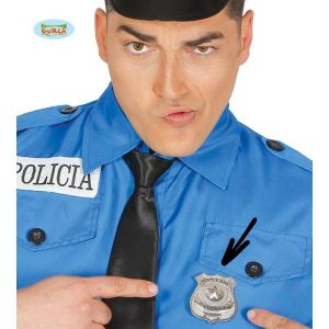 PLACA POLICIA METALICA CON IMPERDIBLE GUIRCA ref 16151