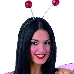 DIADEMA BOLA ESCARCHA ROJA REF 16626