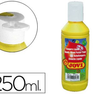 BOTELLA TEMPERA LIQUIDA AMARILLO 250ML 50202 JOVI