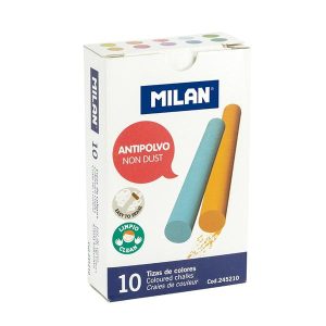10 TIZAS COLOR CARBONATO CALCIO