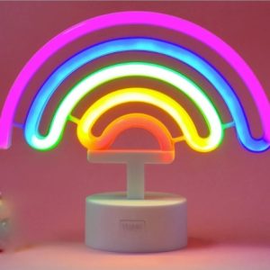 LAMPARA LED EFECTO NEON RAINBOW
