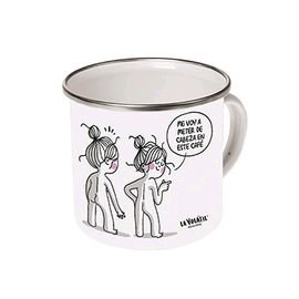 taza acero esmaltado la volatil