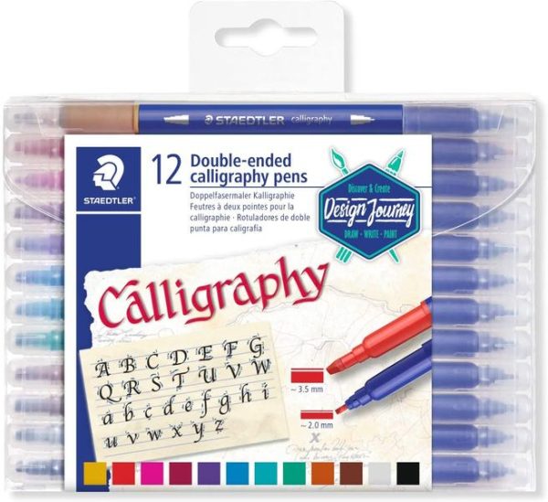 12 ROTUS DOBLE PUNTA CALLIGRAPHY STAEDTLER - Imagen 2
