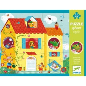 DJ07010 PUZZLE 20 LA CASA DJECO