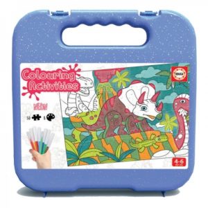50 DINOSAURIOS PUZZLE COLOURING ACTIVITIES EDUCA