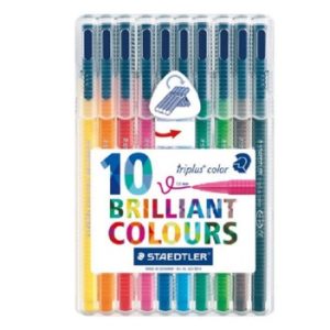 10 ROTUS TRIPLUS COLOR 1.0 mm BRILLIANT COLOURS STAEDTLER