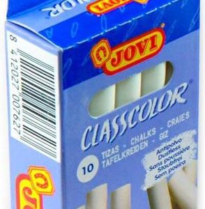 CAJA 10 TIZAS BLANCAS JOVI CLASSCOLOR 1010