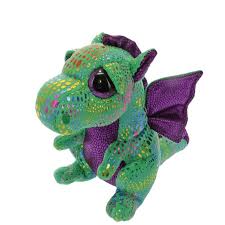 PELUCHE TY CINDER GREEN DRAGON 15 CM