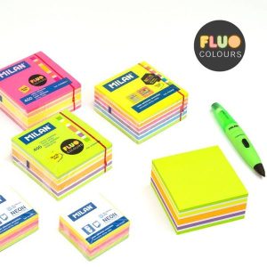 CUBO 400 NOTAS ADHESIVAS 76X76 COLORES