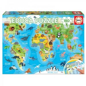 MAPAMUNDI ANIMALES PUZZLE 150 PIEZAS