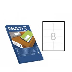 C/100 HOJAS ETIQUETAS MULTI3 105,0X 74,0