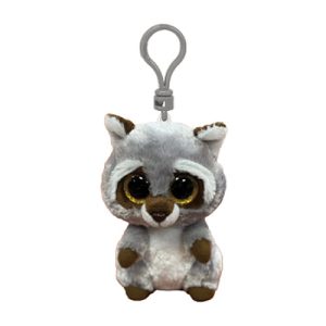 LLAVERO PELUCHE TY MAPACHE OAKIE