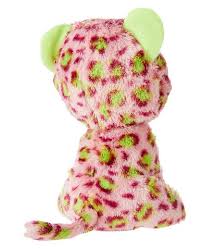 PELUCHE TY 24 CM LAINEY PINK LEOPARD