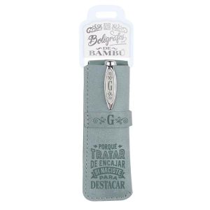 065 G BOLIGRAFO BAMBÚ Y FUNDA