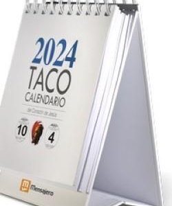 TACO CALENDARIO CON PEANA 2024 - CORAZON DE JESUS