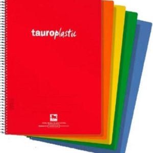 CUADERNO Fº 80H LISO POLIPAC PP COLORES SURTIDOS