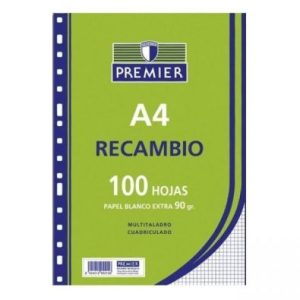 RECAMBIO A4 100H 4T 90G 1HORIZONTAL