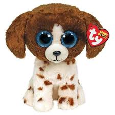 PELUCHE TY  24 CM DOG MUDDLES