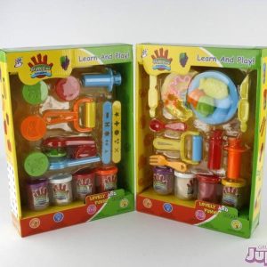 4 BOTES PLASTILINA CON ACCESORIOS