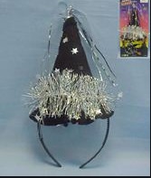 DIADEMA SOMBRERO BRUJA NEGRO/ PLATA CLADELLAS REF 67101