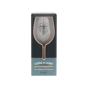 COPA DE VINO - COMO EL VINO, ESTE PADRE ALEGRA A QUIEN...