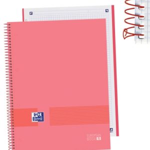 CUAD ESPIRAL A4 80H 90G 5X5 OXFORDYOU EXT WATERMELON