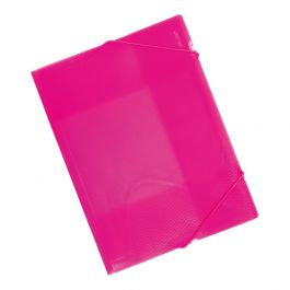 CARPETA GOMAS ROSA PP 12CGRFC