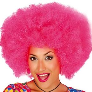 PELUCA AFRO ROSA EXTRA GUIRCA ADULTA REF 4010