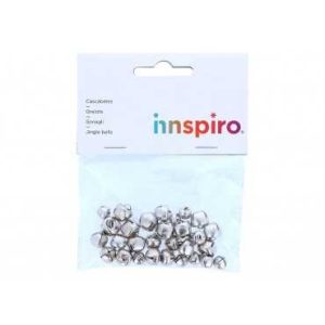 CASCABELES COLOR PLATA 8MM 40 UNID