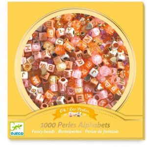 30031 PERLAS ALFABETO DORADAS DJECO
