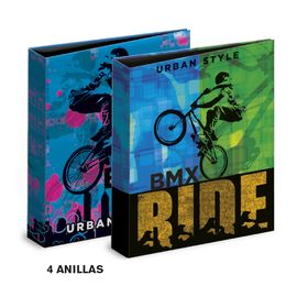RINGBOOK A4 120H 4 SEPA DECOR BMX SENFORT