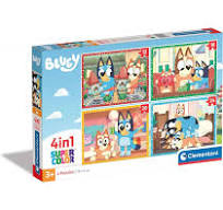 PUZZLE 4 EN 1 BLUEY