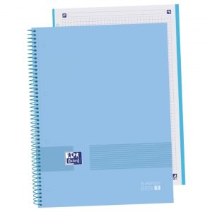 CUAD. ESPIRAL A4 80H 90G 5X5 OXFORDYOU EXT BLUE