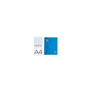 CUAD ESPIRAL A4 80H 90G 5X5 EUROPEAN BOOK 1 OXFORD TURQUESA