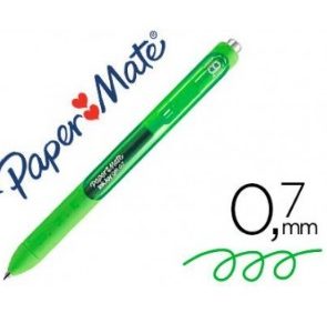 BOLIGRAFO PAPER MATE INKYOY GEL VERDE