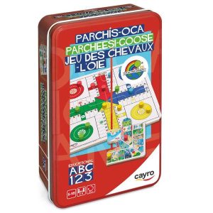 PARCHÍS-OCA VIAJE CAJA METÁLICA