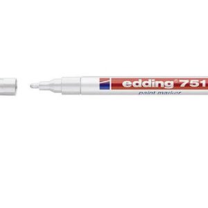 ROTULADOR EDDING PUNTA FIBRA 751 BLANCO