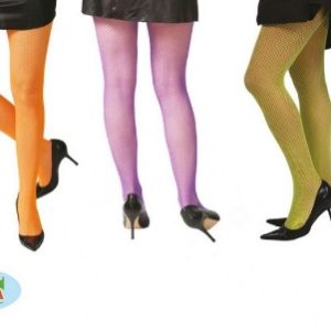 PANTY ENTERO REJILLA GRANDE NARANJA Y AMARILLO REF 16023