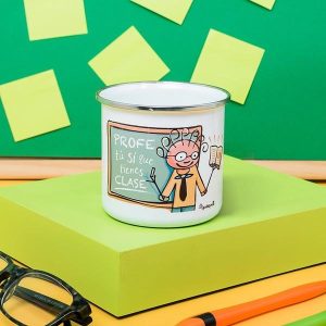 TAZA VINTAGE PROFESOR PROFE CON CLASE
