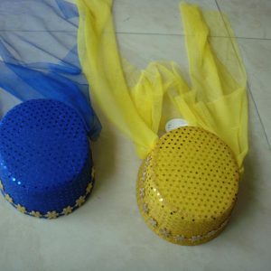 SOMBRERO PRINCESA ARABE AMARILLO